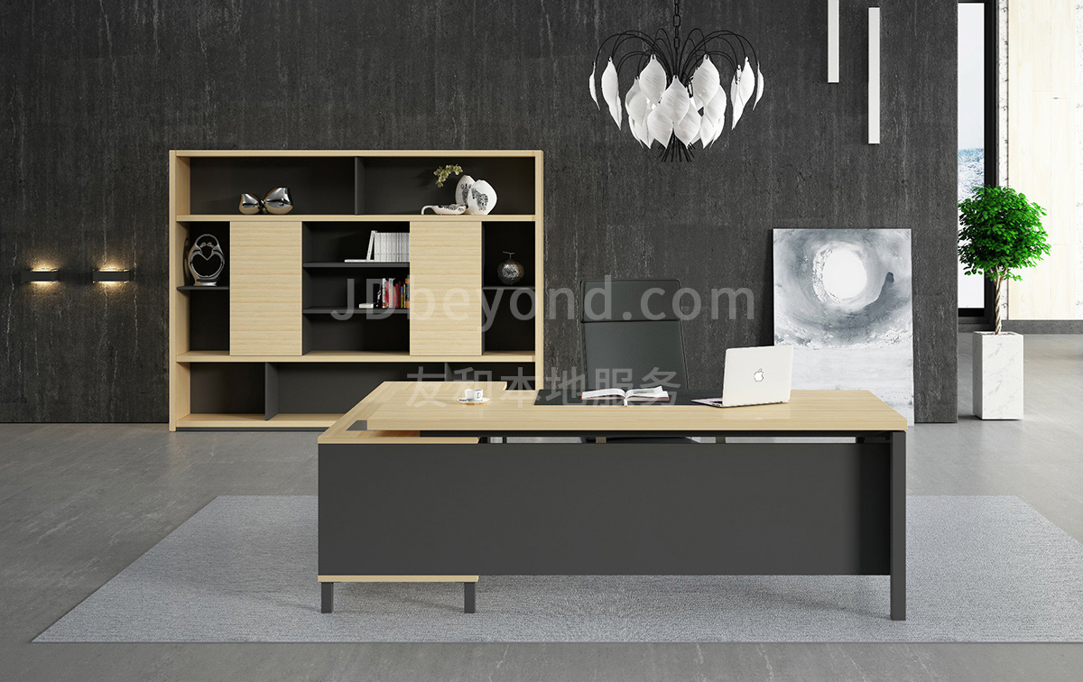 南京办公桌钢木系列，Frn福人主管桌，Wahua品牌办公家具