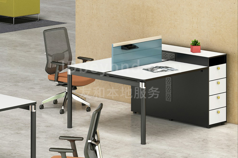 南京工作位办公桌，Gln格林两人工作位A款，Wahua品牌办公家具