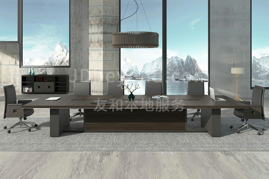 南京会议桌椅，Proso普森会议桌椅侧面图，Wahua品牌办公家具